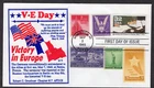 1995 Germany Surrenders V-E Day 50th (2981f) - AFDCS #17 COMBO FDC MW441