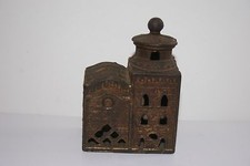 VINTAGE A.C. WILLIAMS CAST IRON THREE STORY DOMED MOSQUE BANK ca. 1920's