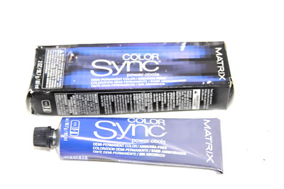 Matrix Color Sync Power Cools Demi Permanent Color 2oz Medium Brown Ash Ash NEW