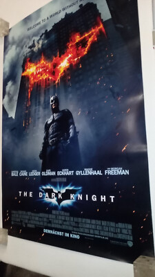 Batman Dark Knight Kino Poster Glanzpapier, aus 2008, 83 cm siehe Fotos und Text