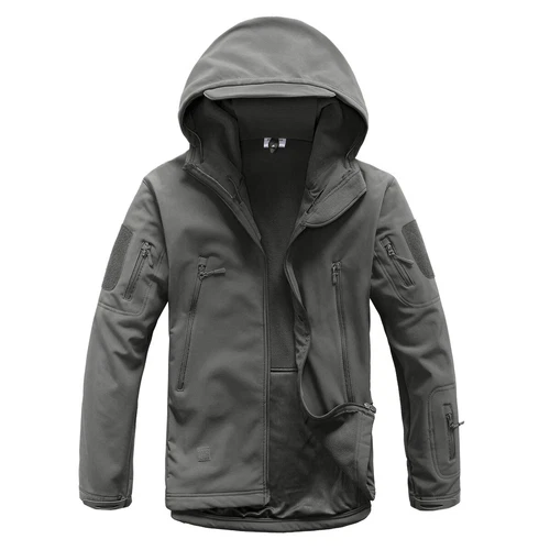 TACVASEN Waterproof Tactical Soft Shell Men Jacket Coat Army Windbreaker Outdoor image 13