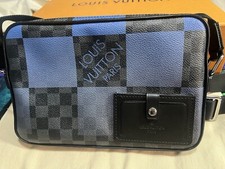 Louis Vuitton Damier Graphite Alpha Messenger Blue Trim N40188 Virgil Abloh