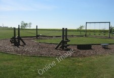 Photo 6x4 Outdoor play area Cliddesden Next to Cliddesden village school. c2010