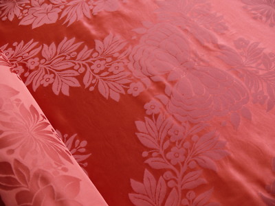 BY YD SCALAMANDRE JOSEPHINE 100% SILK DAMASK CLASSIC LAUREL WREATH Neoclassical
