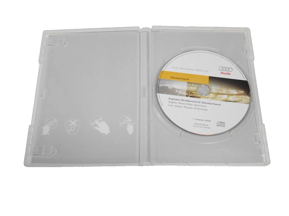 Audi A4 8E A6 4B A3 8P Lambogini Navigation 2008 Software CD BNS 5.0 8E0919884AC - Bild 2 von 3