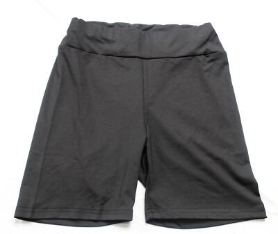 SHEIN Women's High Wideband Waist Solid Biker Shorts JW7 Black Small