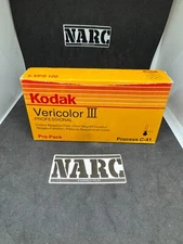 Kodak Vericolor III Professional 120 film Box with 5 films
