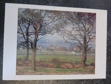 postcard Camille Pissarro Near Sydenham Hill painting art unposted
