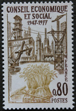 Timbre - FRANCE - Conseil Economique et Social - 1977 - Neuf ** - YT1957