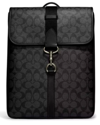 NWT Coach CJ575 Blaine Backpack Signature Canvas & Calf Leather In CHARCOAL | eBay NWT Coach CJ575 Blaine Backpack Signature Canvas & Calf Leather In CHARCOAL | eBay