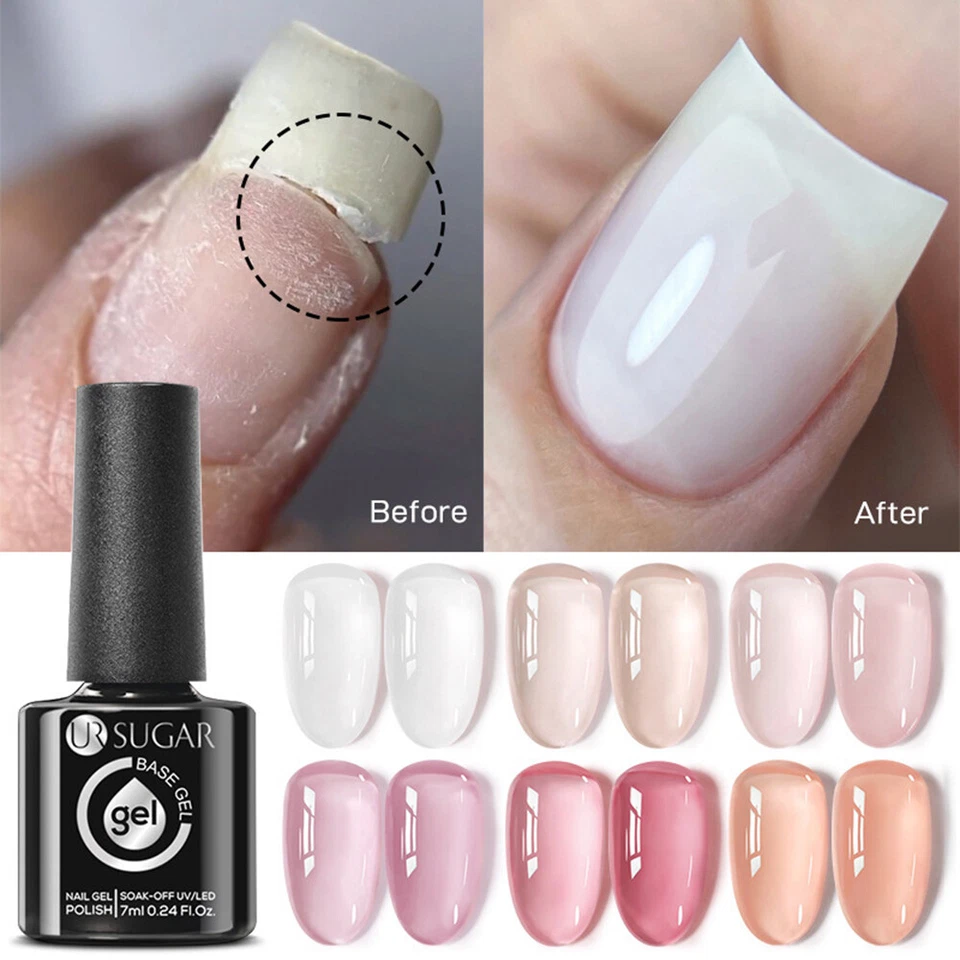 7 мл волокна резиновый ногтей гель польский основание гель пропитывать с LED гель польский распыления сделай сам - Изображение 4 из 4