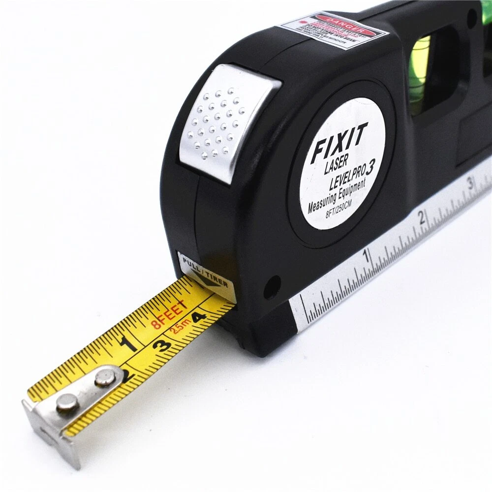 Multipurpose Laser Level Vertical Horizon Measuring Tape Aligner with Tripod pro