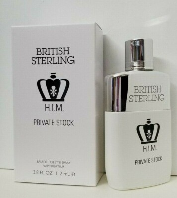 British Sterling H.I.M. Private Stock by Dana, 3.8 oz EDT Spray for MEN SEALED