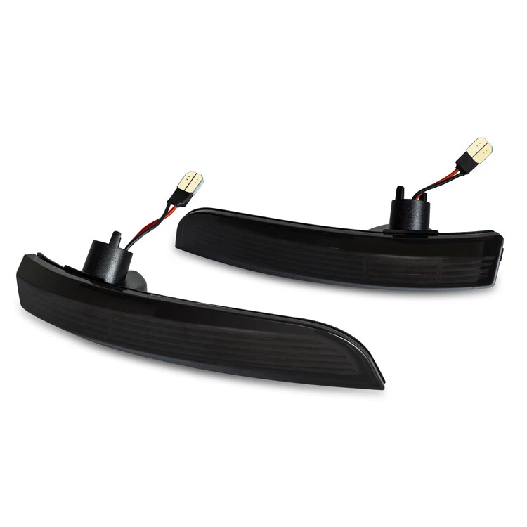 Frecce Laterali Led Specchio Nero Fumo per Ford Escape 3 Ecosport Kuga 2 - Immagine 4 di 4