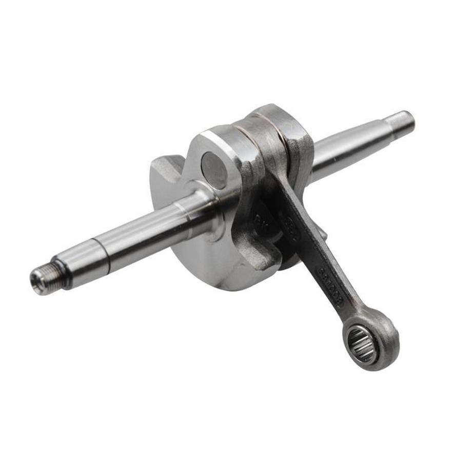 Vilebrequin MBK 51 cône électronique sans clavette à filetage inversé en T