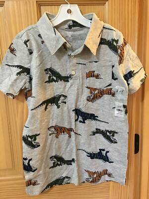 New Carter's Lizard Polo Boys Shirt Top 
