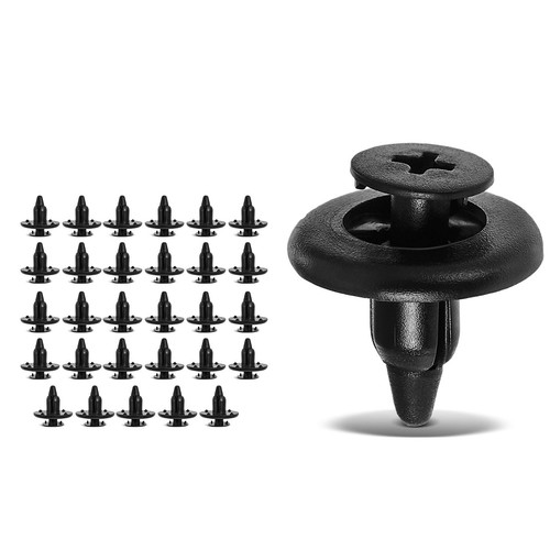 30Pcs 6 mm Nylon Back Garnish Trim Panel Retainer Screw-Type for Toyota Tacoma - Picture 10 of 10