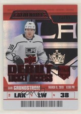 2019-20 Upper Deck Credentials Debut Ticket Access Red 73/99 Carl Grundstrom x6g
