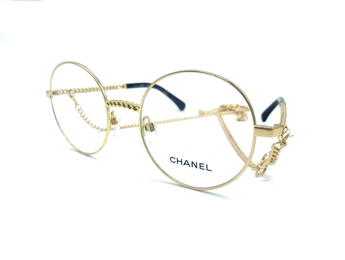 CHANEL Gold Round Sunglasses for Women for sale | eBay display picture 3