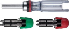 VESSEL CRYSTALINE Ratchet Screwdriver, Insert Bit Set, +, TORX, HEX, 16 PC. SETJ