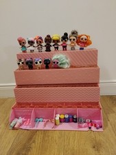 LOL Surprise Pop-Up Store Carry Case with Display Doll Stand Dolls Extras  