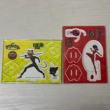 Miraculous Ladybug Chat Noir Acrylic Stand Miraculous Cafe New Collectible