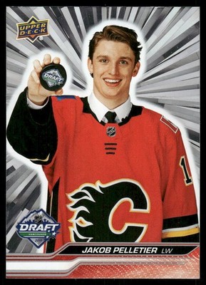 2023-24 Upper Deck Outburst Silver #744 Jakob Pelletier 1R - HKY