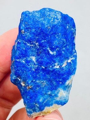 Lapis Lazuli Rough Stone Royal Blue Sliece Unique Shape Healing Crystal X52