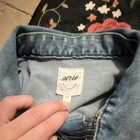 Aerie Women’s Blue Denim Collared Short Sleeve Zip Front Jumpsuit Size S — photo 2