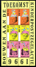 9022 — Netherlands — Sheet of 6 — 1996, Child Welfare Stamps #B697a MNH