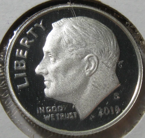 2019-S PROOF .999 Silver Roosevelt Dime - #10963=18