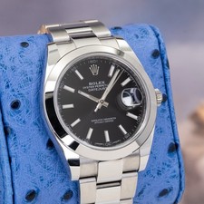 Rolex Datejust 41 126300 Black Dial Oyster Smooth  Bezel MINT Full Set Steel 4