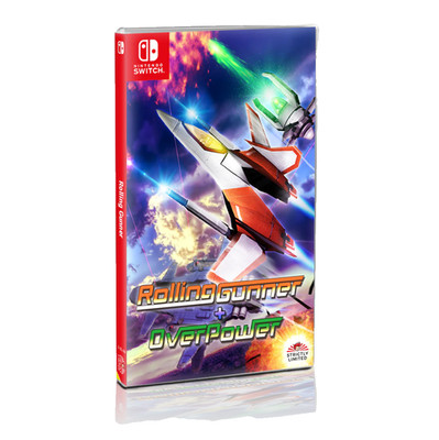 Rolling Gunner + Overpower Inc Post Card Nintendo Switch SLG Limited Run Sealed