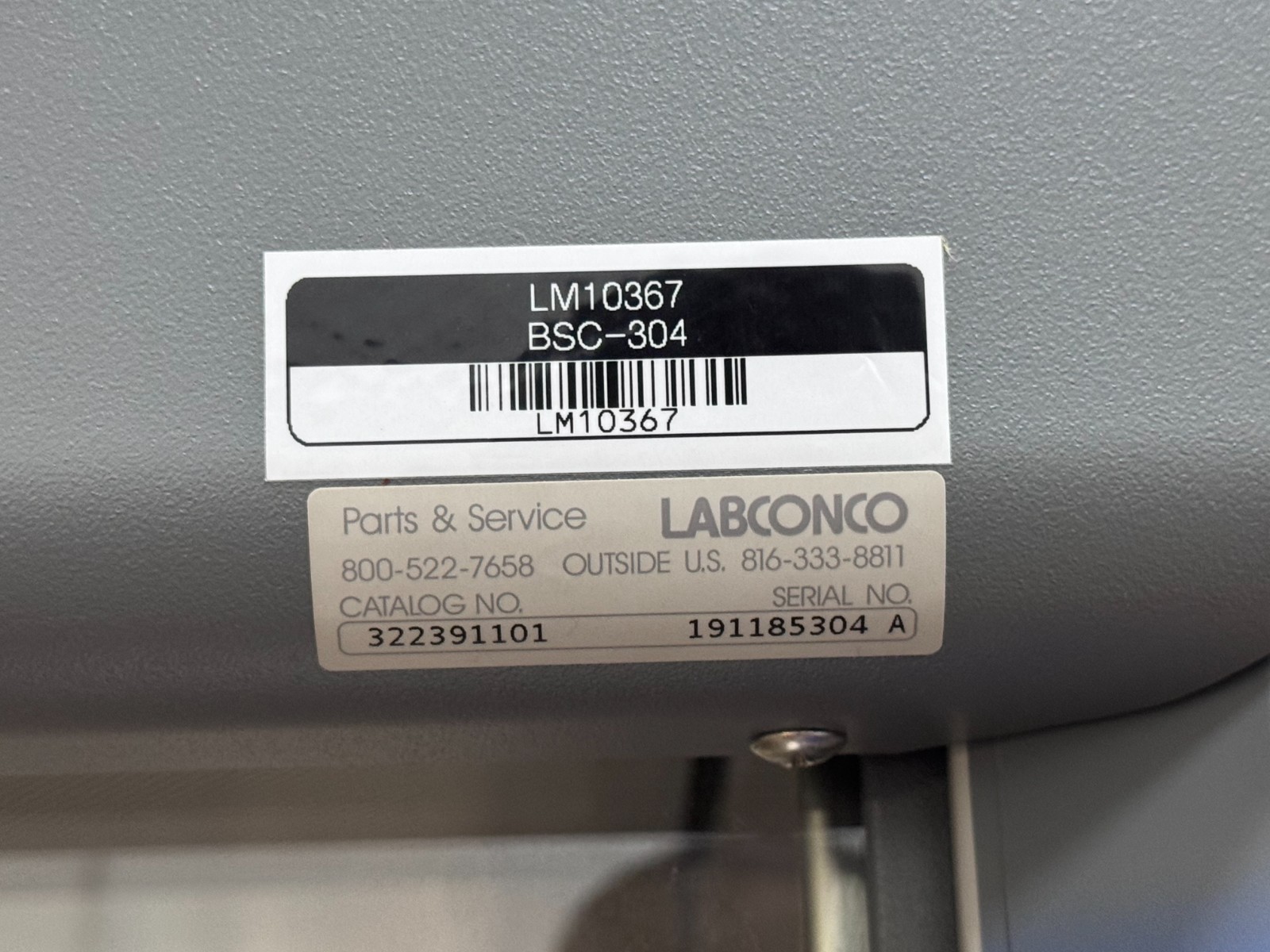 Labconco Purifier Cell Logic+ Class II A2 Biosafety Cabinet w/Temp-Zone + Stand