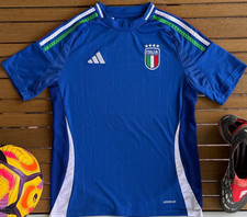ITALY TEAM JERSEY HOME FOOTBALL/SOCCER 2024 ADIDAS Boys SIze 13-14 Y