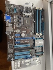 ASUS P8Z77-V LX LGA 1155 Motherboard  With IO Shield Working.