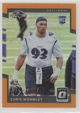 2017 Donruss Optic Rookies Orange Prizm 55/199 Chris Wormley #143 w1s