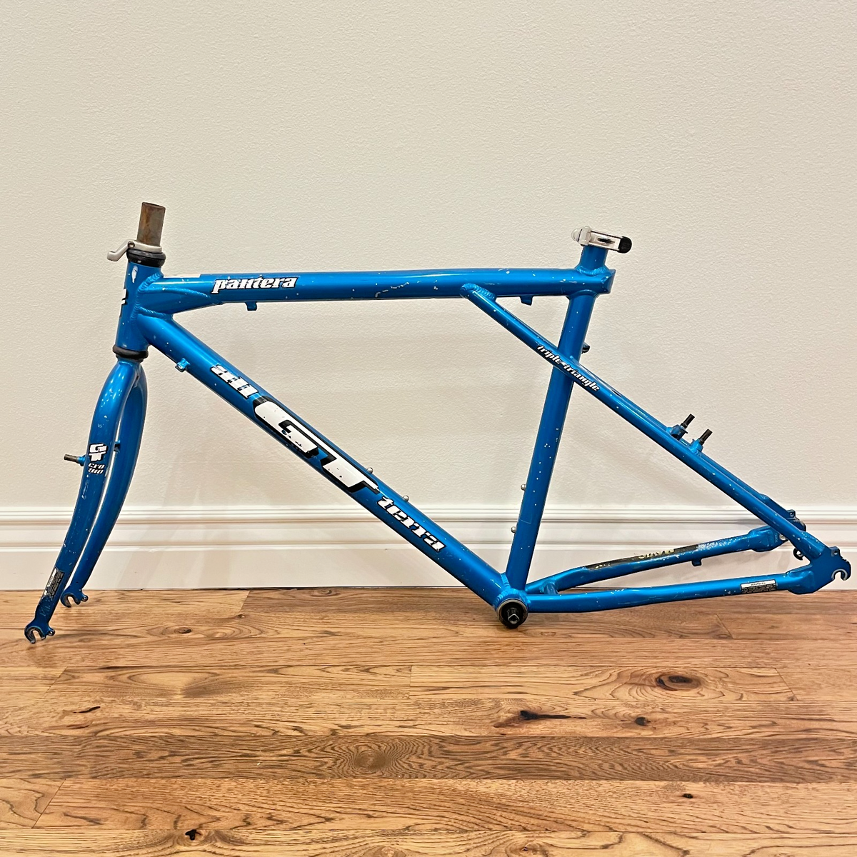 Vintage GT Pantera All Terra MTB Frame Blue 26in Triple Triangle