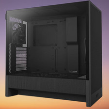 NZXT H5 Flow - Compact ATX Mid-Tower PC Case, Non RGB Fans, Black