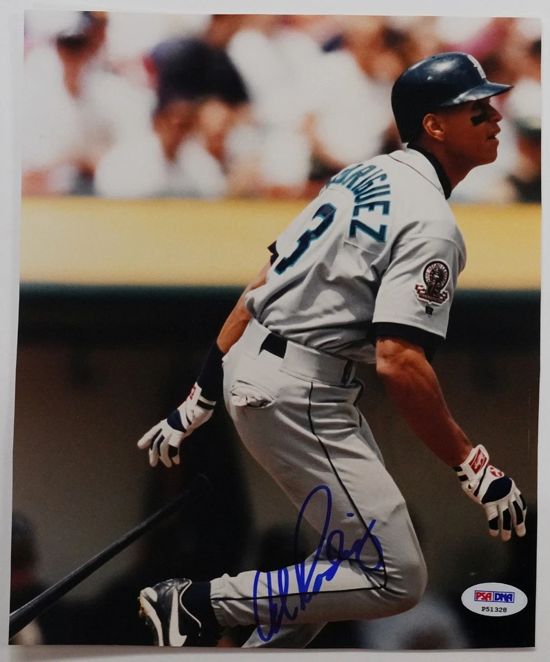 Alex Rodriguez Signed Mariners 8x10 Photo PSA/DNA COA Picture Yankees Auto'd 328 - Image 2 of 4