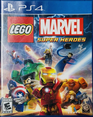 LEGO Marvel Super Heroes (PlayStation 4) DISC+CVR ART*NO CASE OR MANUAL***VG