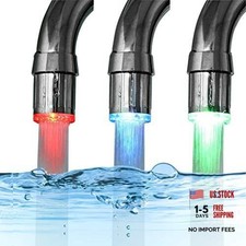 3-Color Temperature Sensitive Gradient LED LED Faucet Temperature Sensitive 