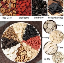 Ginseng-infused Eight Treasure Tea Kidney Ginseng Wolfberry Mulberry Health