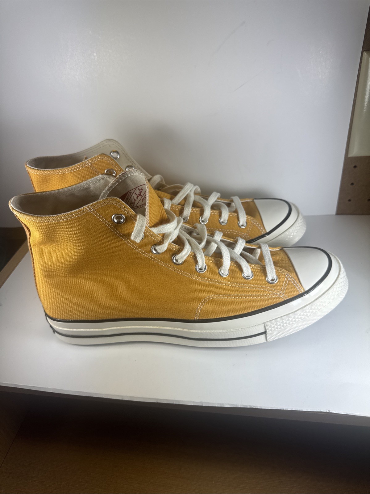 Size 12 Men’s Converse Chuck Taylor All Star 70 High Sunflower Canvas Sneakers thumbnail 12