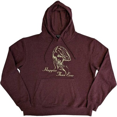 Billie Eilish 'Happier Than Ever' (Brown) Pull Over Hoodie