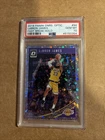 2018-19 Panini Donruss Lebron James Fast Break Holo 1st Laker card PSA GEM MT 10