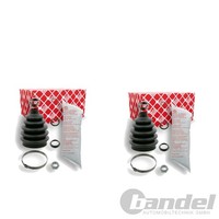 2X Febi Achsmanschetten Satz Radseitig Vorne Passend FüR Seat Cordoba Ibiza Inca