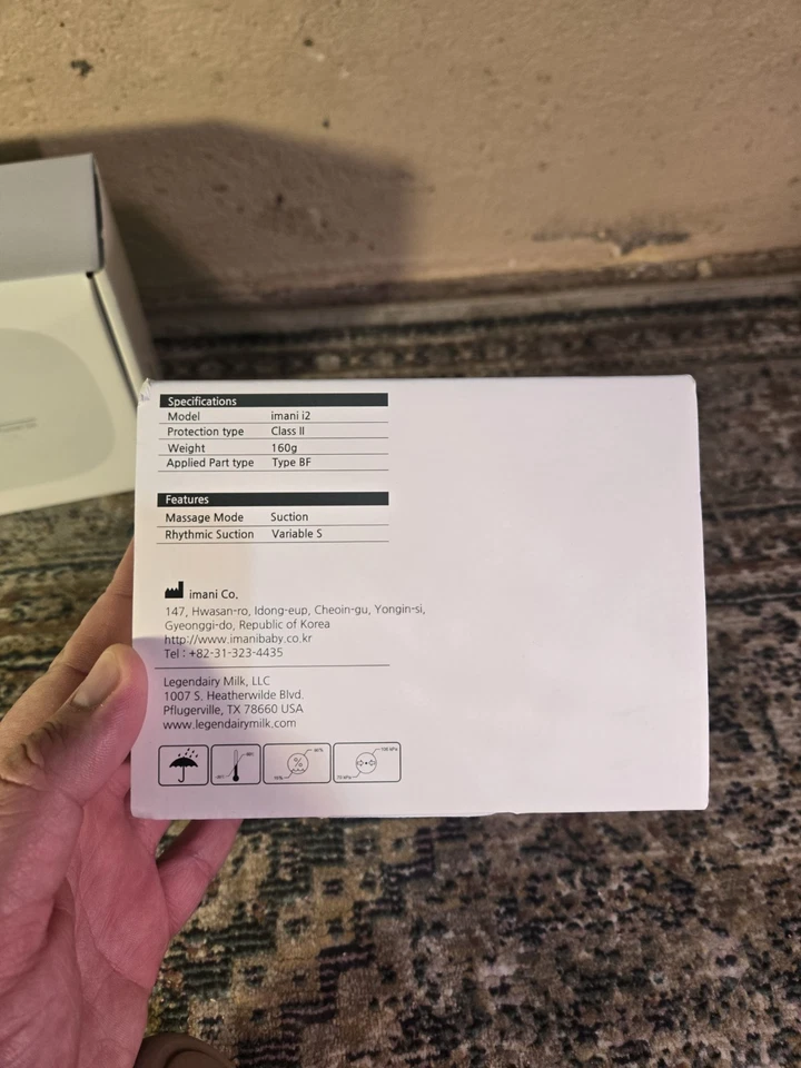 Juego de 2 extractores de leche Imani i2/ embudo mamario - Usado Foto 3 de 4