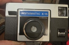 Vintage Kodak Instamatic X-15 Camera Made in USA Uses 126 Film NOT Film Tested