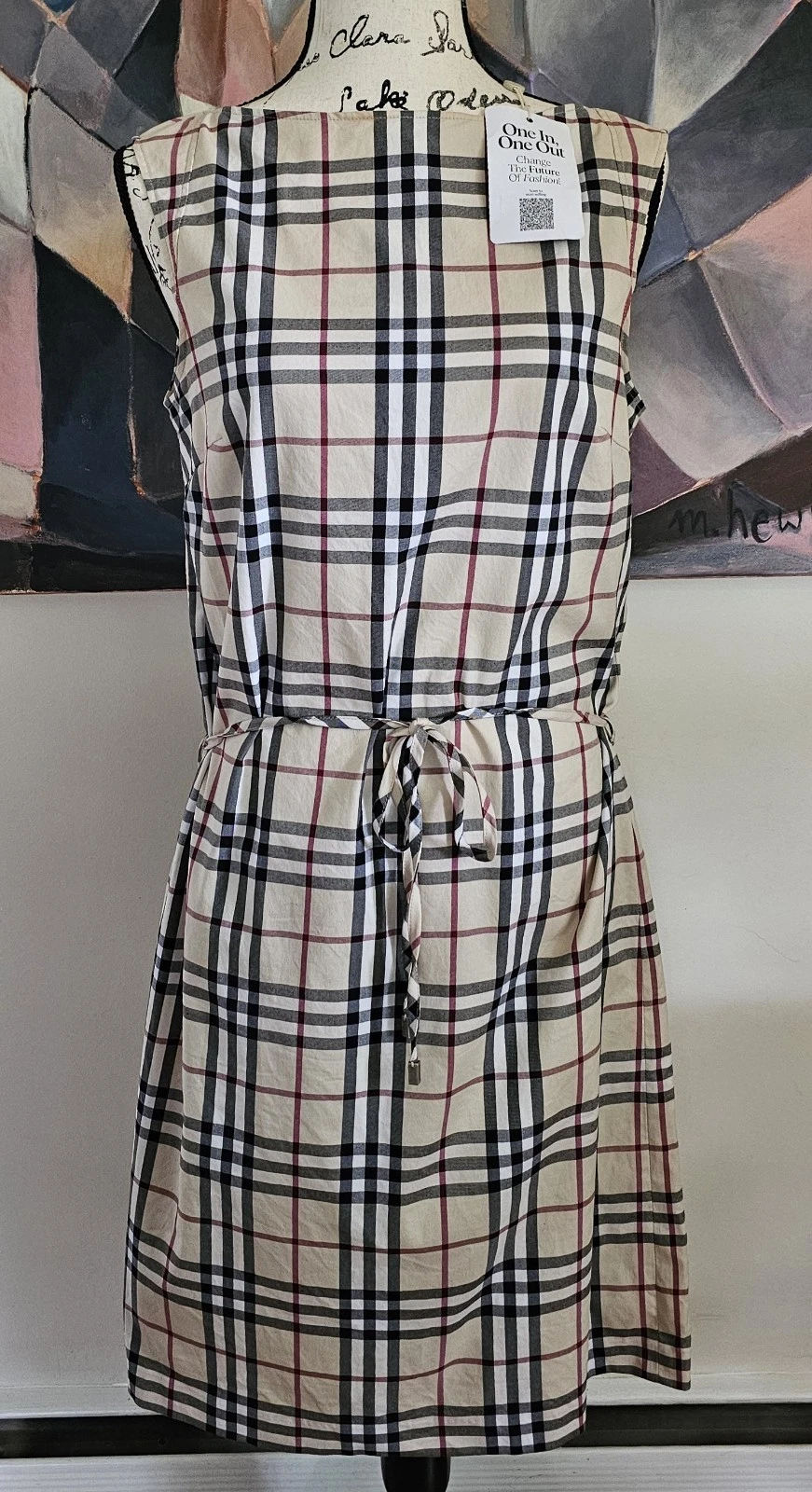 Abito BURBERRY lunghezza media taglia US 10 autentico